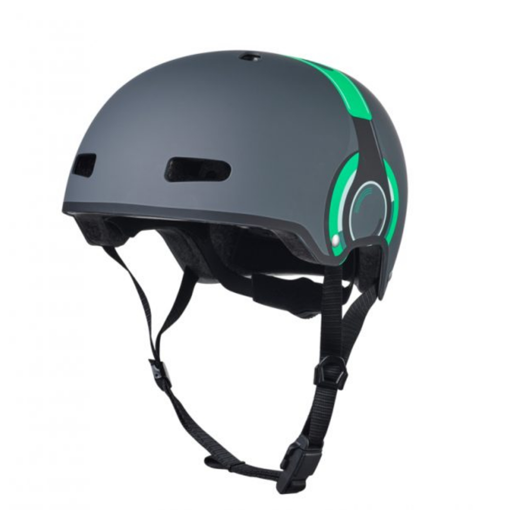 Micro-ABS-Helmet-Headphone-Green-M-1