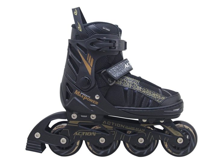 Roler-pw132b-crno-zlatna-alu-xs27-30-abec5-pu-tockici